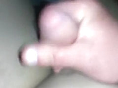 boy jerking off a dick and pouring himself with sperm