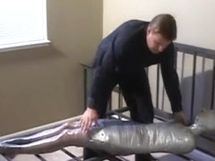 BDSM taped bondage