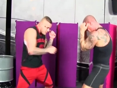 Hot Muscle Guys Fuck Horny Blonde And Eachother