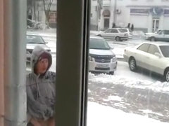 outside window masturbation