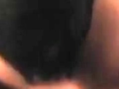 In my pov amateur sex video, I'm giving a black guy a very nice blowjob. His small dick is just wh.