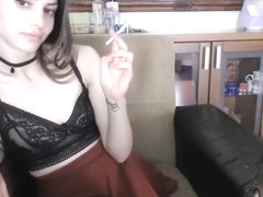 Brunette Webcam Babe Showing Off Her Ass Part 05