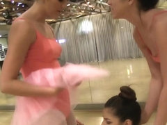 These sexy ballerinas are lesbians