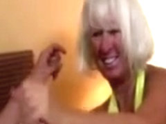 Granny Gets Cumshot From Cock And Loves It
