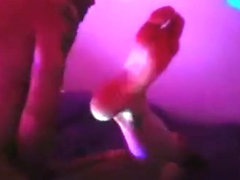 Disco homemade sextape. the girl gets a loud moaning missionary orgasm.