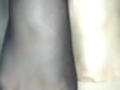 Footjob, Nylon, Heels and Spunk Flow by KittyBitch
