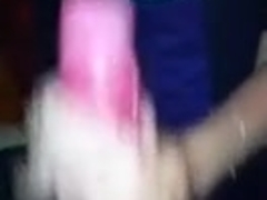 I love watching my shameless girlfriend rubbing my jock with her hand