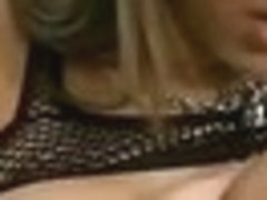legal age teenager honey with pierced nipples and shaved slit masturbates