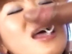Glam Asian Bj Lover Swallowing Cum