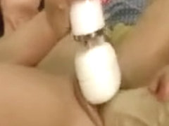 Hot Chicks Masturbating With Toy While Being Fucked With