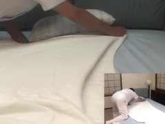 Lovely Asian relaxes in voyeur erotic massage video
