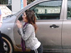 Samia Duarte & Angelica Castro in Begging the police woman - Leche69