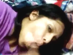 So Pretty Mexican "Morena" Wife Suck Husband Cock Until A Mouth Cumshot