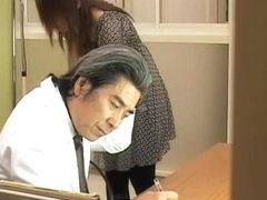 Lovely hairy Japanese broad gets fucked by her gynecologist