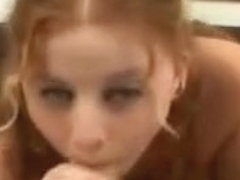 Redhead loves to suck