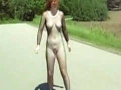 redhead naked show