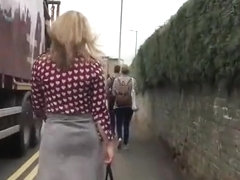 Butt secretly filmed by voyeur