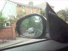 Kacies public masturbation on car seat with nude amateur exhibitionist babe flashing pussy and fin.