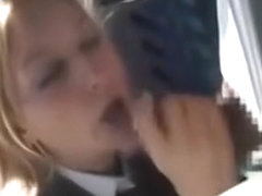 Blonde Groped On-bus By Asian
