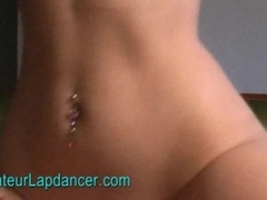 Nasty Lucy and her wild lapdance for a huge dick