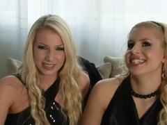 Blonde Brandy Smile and Danielle Maye posing
