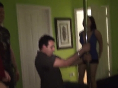 Drunk college chick presenting crazy string action for their lover's