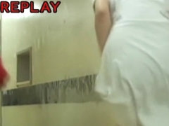 Japanese nurse panty uncovered while sharking