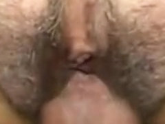 MILF with hairy pussy fucked