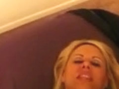 Breasty golden-haired big beautiful woman drilled and sperm on bazookas
