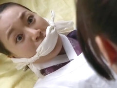 cleave gagged asian girl
