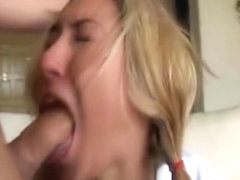 Hot Roxy Jezel Eats Hard Cock Rough Deep Throat Blowjob
