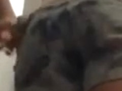 Blonde in changing room-panty slip, nice ass - Hidden camera