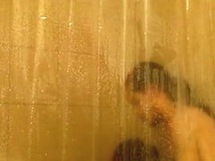 Clumsy guy gets lucky in the shower with the hottest girl in uni
