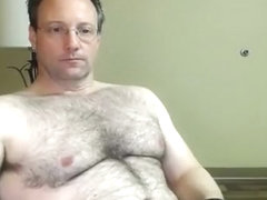 dad next door with a hairy chest on cam