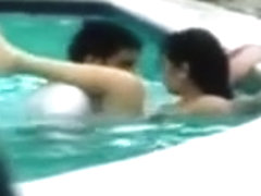 Indian Couple Fucking In Swimming Pool Shoot With Hidden Cam