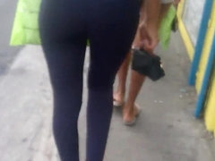 Sexy french teen ass on the street