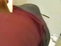Toilet spy cam porn with girl petting tits and pussy