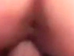 She cums really hard and a lot of her cream all over my cock