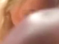 Blonde Bitch Sucking And Fucked By Black Guy