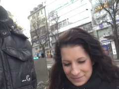 HUNT4K. Man recorded on camera how he picked up slutty brunette