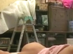 My voyeur cam filmed my naked babe