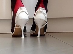 Posing a classic high heels