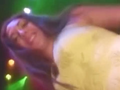 Hot Latina dancing in an upskirt voyeur video
