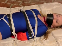 blonde heroine gagged finale: becomes obedient domestic servant
