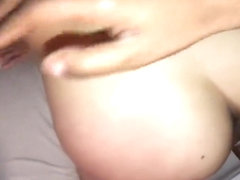 18 year old Asian gets fucked doggystyle by my bbc and cums