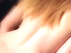 blonde girl riding black cock on periscope