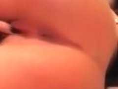 Close-up Fingering Live On Webcam