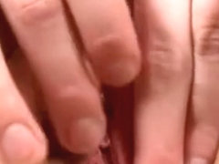 Erotic Teenie Is Gaping Soft Slit In Close-up And Cumming