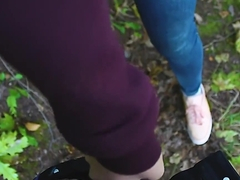 OUTDOOR SEX IN FOREST WITH CREAMPIE - EXOTICCPL