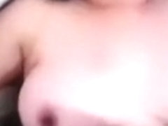 Non-Professional obese wife takes rod in her face hole and in her fanny